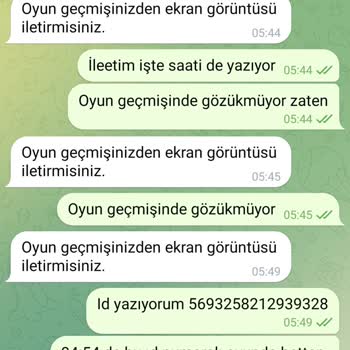 Kazandığım Tutar Bakiyeme Eklenmedi, Destek Çözüm Sunmadı