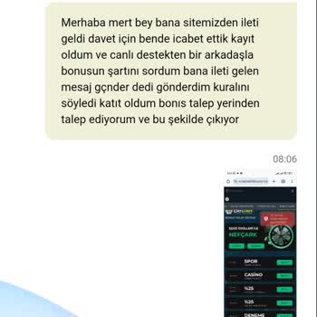 Bonus Eklenmedi, Canlı Destek Yardımcı Olmuyor