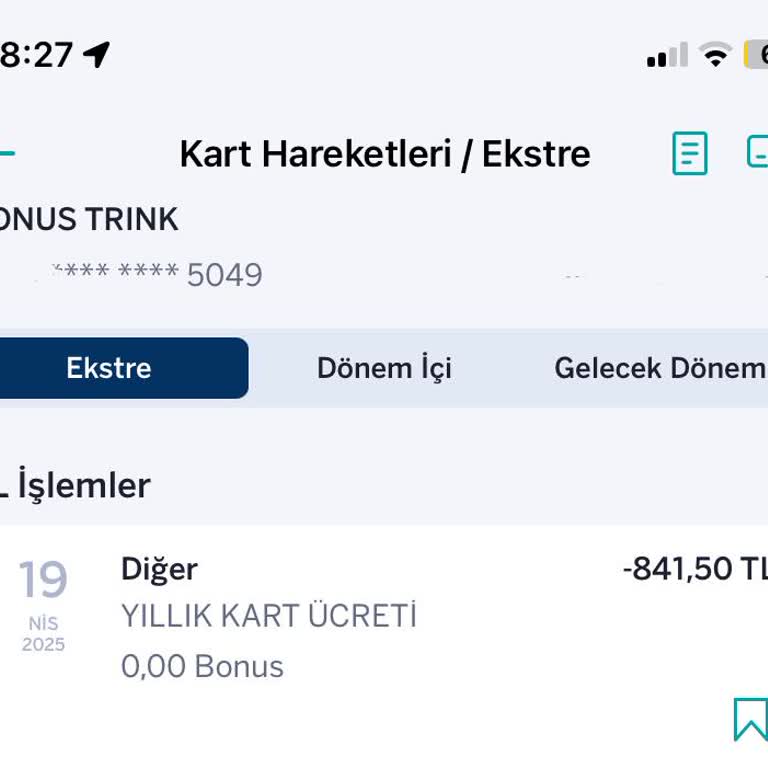 Kredi Kartıma Haksız Yıllık Aidat Ücreti Yansıtıldı