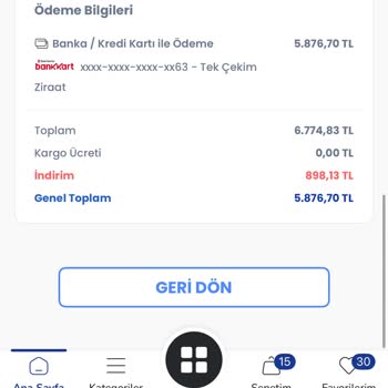 LCW Siparişim Teslim Edilmedi, Param İade Edilmiyor!