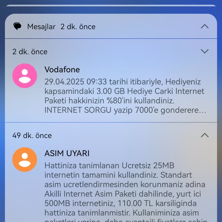 Kullanılmayan İnternet Hakkım Varken Aşım Paketi Ve Yüksek Ücretlendirme Sorunu