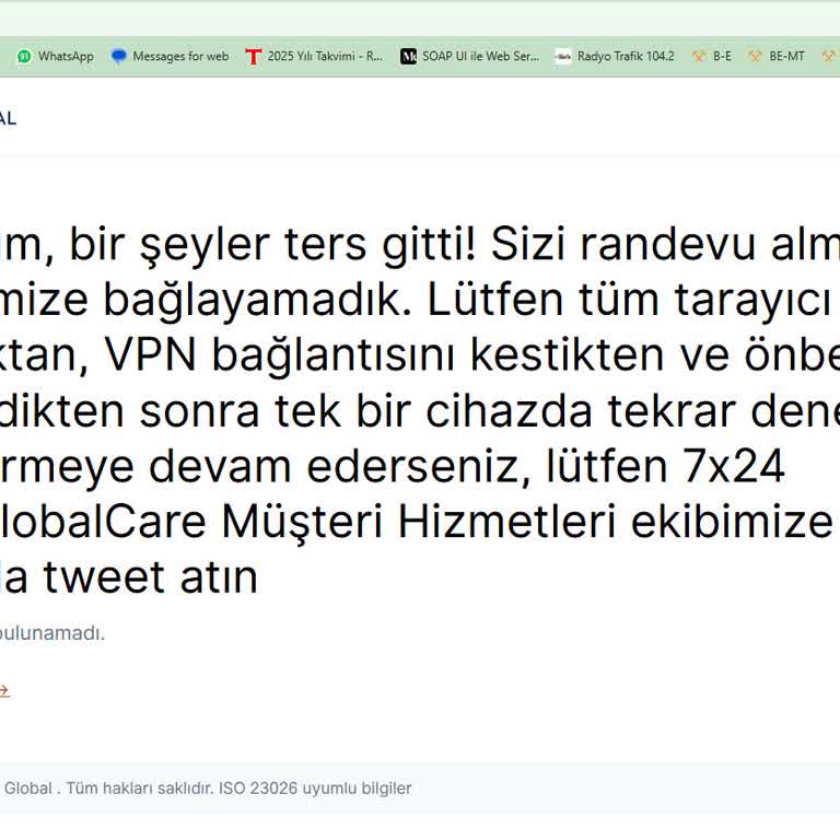 VFS Global'in Randevu Sistemi Nedeniyle Bulgaristan Vizesi Alınamıyor