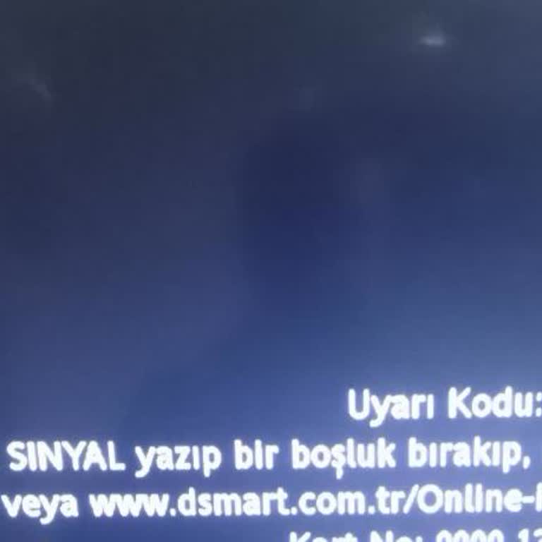 Satın Aldığım DSmart Uydu Alıcısının Sinyali Keyfi Şekilde Kesildi