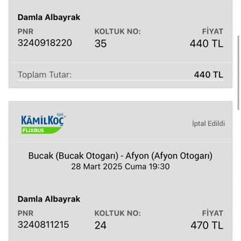 Bilet İadesinde Yaşanan Sorun Ve Mağduriyet