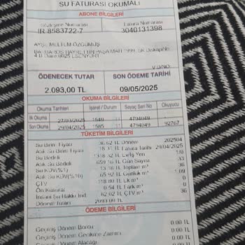 Yanlış Sayaç Okuma Nedeniyle Yüksek Fatura Mağduriyeti