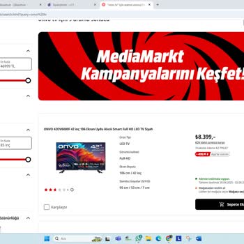 Teslim Edilmeyen TV Ve Yanıltıcı Teslimat Bilgisi