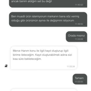 Garanti Kapsamındaki Tencere Setimin Aynısıyla Değişimi Yapılmıyor