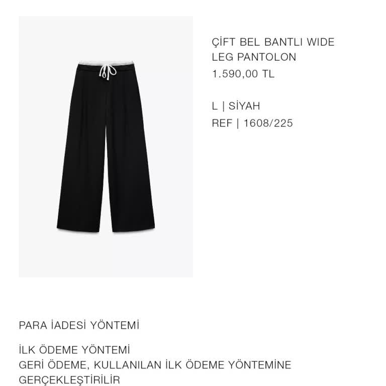 Zara İade Ücretimin Yatırılmaması Ve Müşteri Hizmetlerine Ulaşılamaması