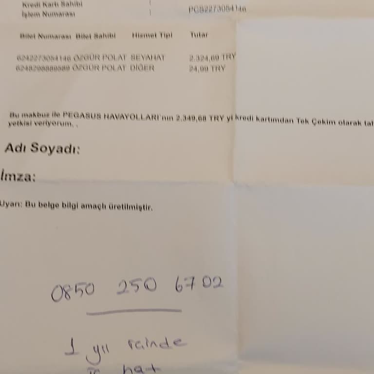 Pegasus Bedava Bilet Vaadiyle Mağdur Etti, Yüksek Ücret Ödemek Zorunda Kaldım