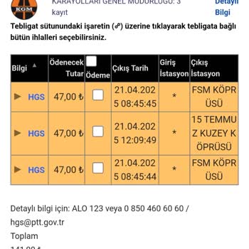 FSM Köprüsü'nde Aynı Anda İki Kez Geçiş Ücreti Alındı