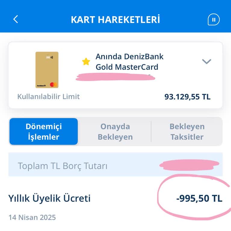Onayım Olmadan Gönderilen Kredi Kartı İçin Haksız Yıllık Aidat Kesintisi
