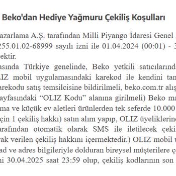 Çekiliş Kodu Gönderilmedi, Mağduriyetim Giderilmedi