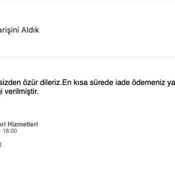 İade Sürecinde Bilgilendirme Ve Geri Ödeme Sorunu: Müşteri Mağduriyeti