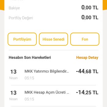 Birikim Hesabından Bilgi Dışında Yapılan MKK Kesintisinin İadesini Talep Ediyorum