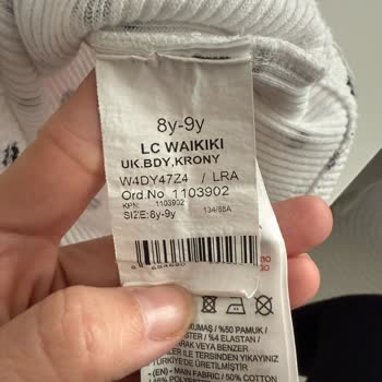 Kısa Sürede Yıpranan Ve Deforme Olan Çocuk Kıyafeti Nedeniyle Mağduriyet