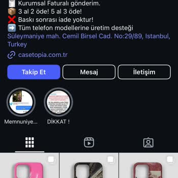 Sipariş Verilen Kılıfın Teslim Edilmemesi Ve İletişimsizlik