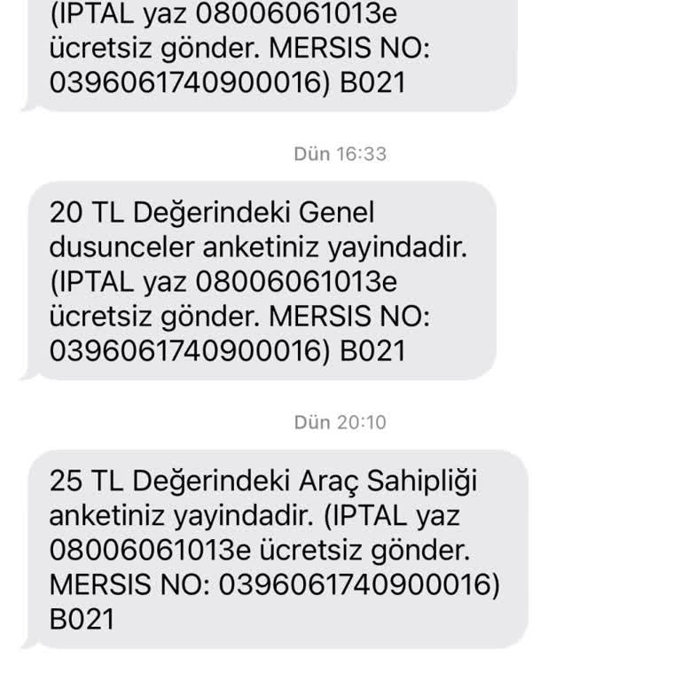 Sürekli Gelen Mesajlar Ve İptal Sorunu Yaşatıyor