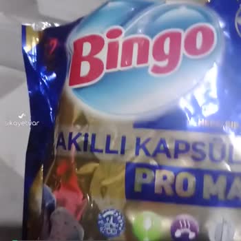 Bingo Deterjan Pakette Yazan Sayıdan Az!