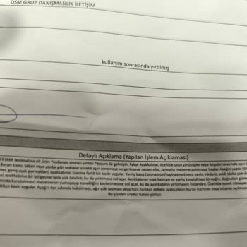 Trendyol'dan Alınan Ayakkabının Kısa Sürede Bozulması Ve İade Sorunu