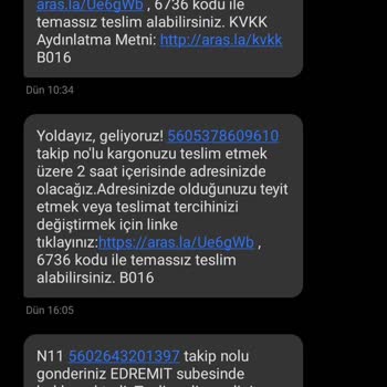 Aras Kargo Edremit Şubesi Kargoları Eve Teslim Etmiyor, Müşteri Mağdur Ediliyor