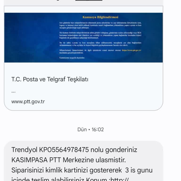 PTT Kargo Siparişi Teslim Etmiyor Trendyol Çözüm Sunmuyor