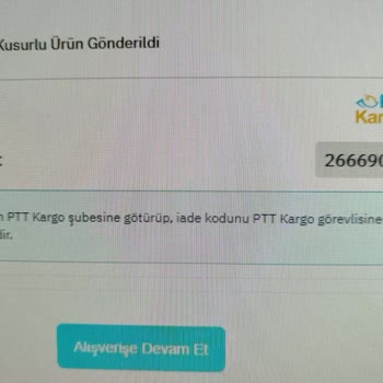 Kusurlu Ürün İadesi Reddedildi Sekiz Parça Elimde Kaldı