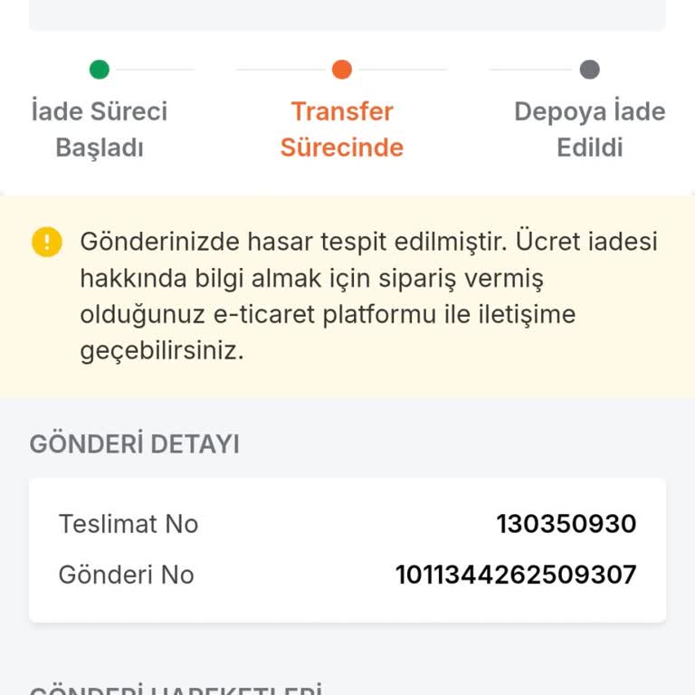 Krem Siparişimde Hasar Ve İade Mağduriyeti