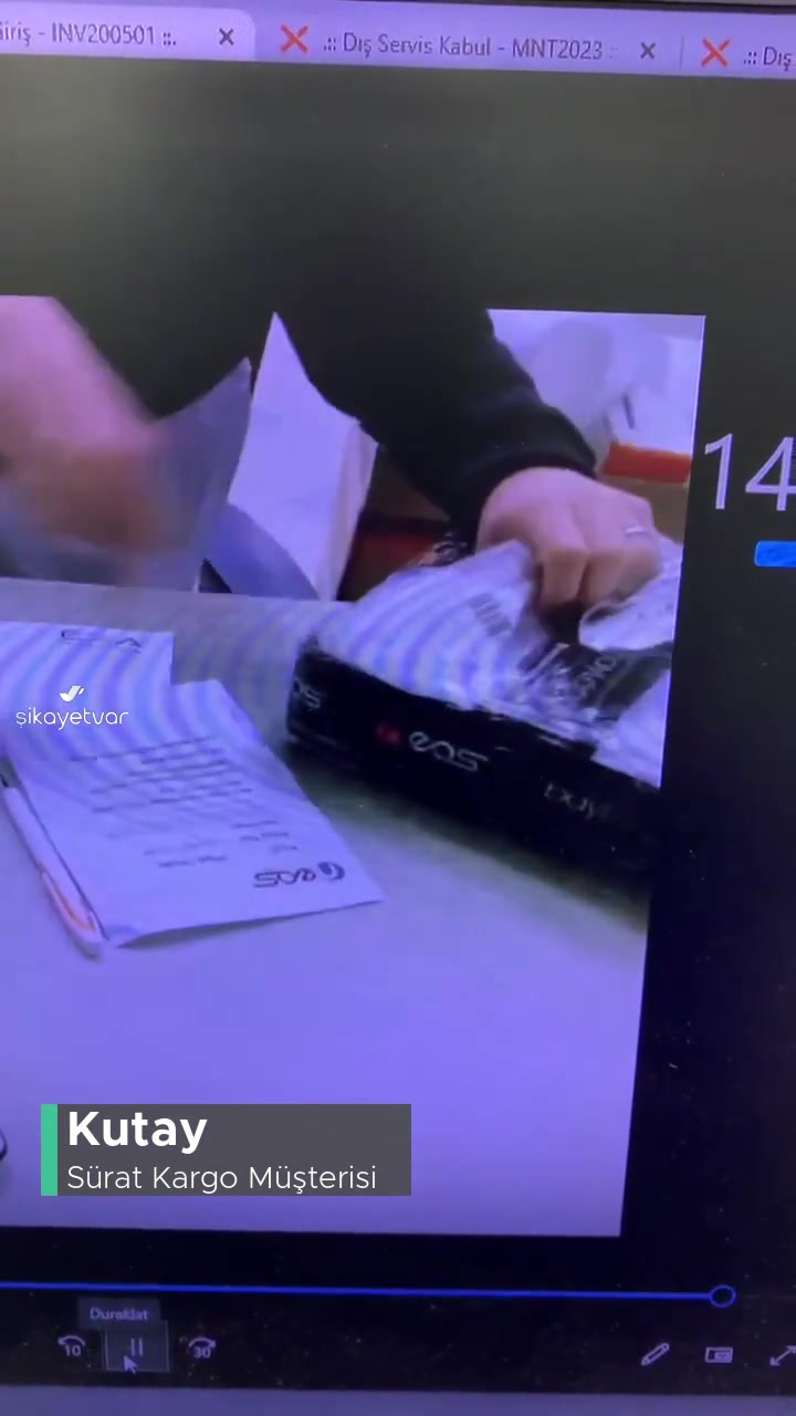 Sürat Kargo - Kargomu Kırdı, Ücretini Ödemiyor! videonun kapak resmi