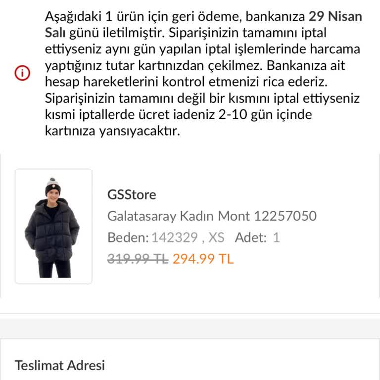 İndirimli Siparişim Onayım Olmadan İptal Edildi Mağdur Oldum