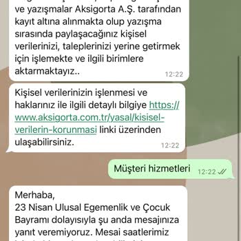 Aksigorta'ya Ulaşamıyorum, Değer Kaybı Talebim Cevapsız Kaldı