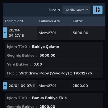 Canlı Destek Ve Para İşlemlerinde Sorun Yaşadım