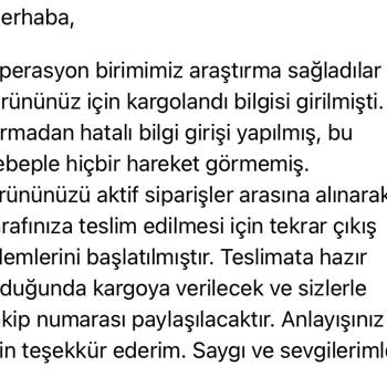 20 Gündür Siparişim Hakkında Bilgi Alamıyorum, Müşteri Hizmetleri Yetersiz
