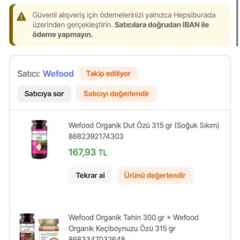 Wefood Eksik Ürün Ve İletişim Sorunu: Hepsiburada Siparişimde Yaşadığım Mağduriyet