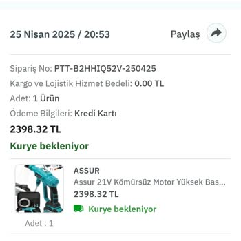 Siparişin Belirtilen Sürede Kargoya Verilmemesi Mağduriyet Yarattı