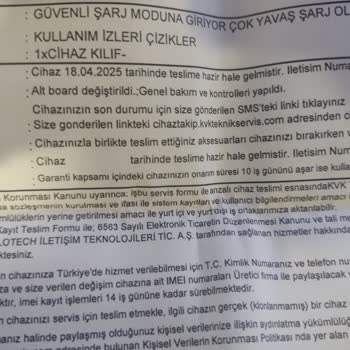 Tecno Spark 10 Pro'da Bitmeyen Şarj Sorunu Ve Çözülmeyen Servis Süreci