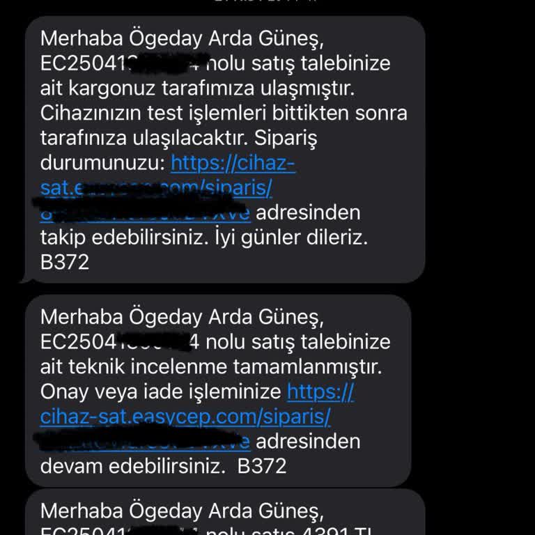 Cihaz Satışı Sonrası Ödeme Gecikmesi Ve Müşteri Oyalaması