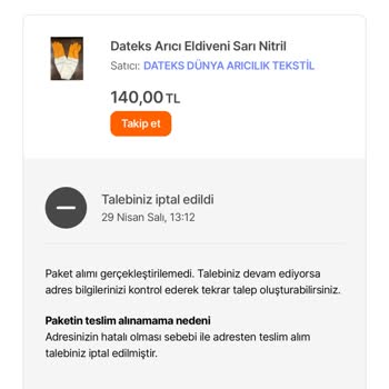 İade Sürecinde Kurye Engeli Ve Yanlış Adres Gerekçesiyle Mağduriyet