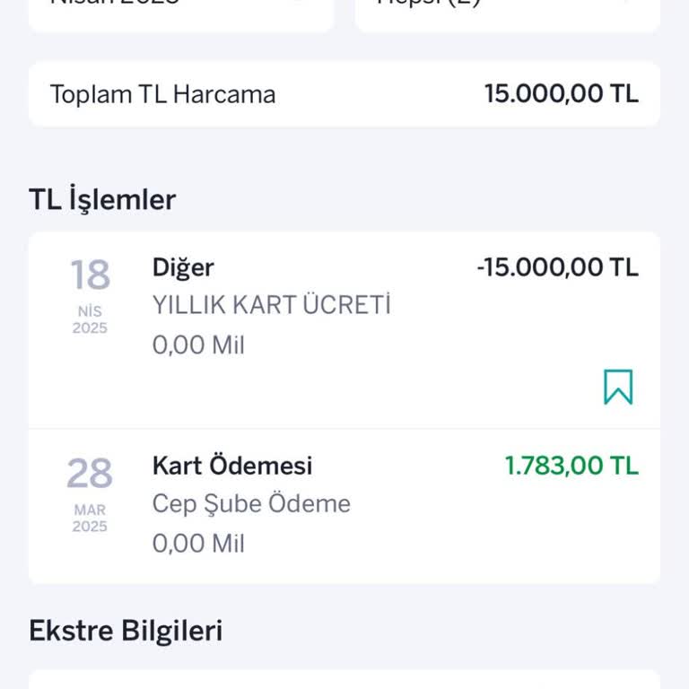 Onayım Olmadan Yansıtılan Yüksek Kart Ücreti İadesini Talep Ediyorum