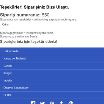 Sipariş Sonrası Bilgi Ve İptal Seçeneği Yok!