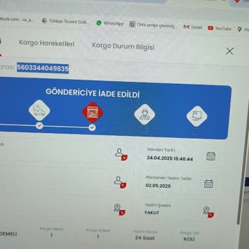 Kargo Teslim Edilmeden İade Edildi, Zararım Karşılanmadı
