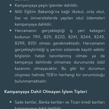 Bonus Platinum Kart Eğitim Kampanyası Taksit Sorunu