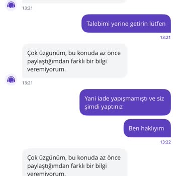 Yanlış Sipariş Sonrası İade Sürecinde Mağduriyet Yaşadım