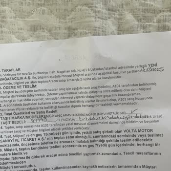 A101'den Alınan Elektrikli Moped 50 Gündür Teslim Edilmedi, Müşteri Hizmeti Yetersiz