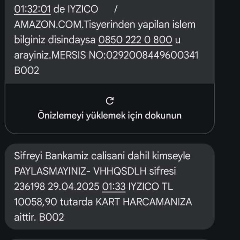İzinsiz Kredi Kartı İşlemi Ve Mağduriyetin Giderilmesi Talebi