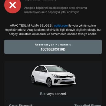 Araç Kiralama İptalinde Geciken İade Süreci