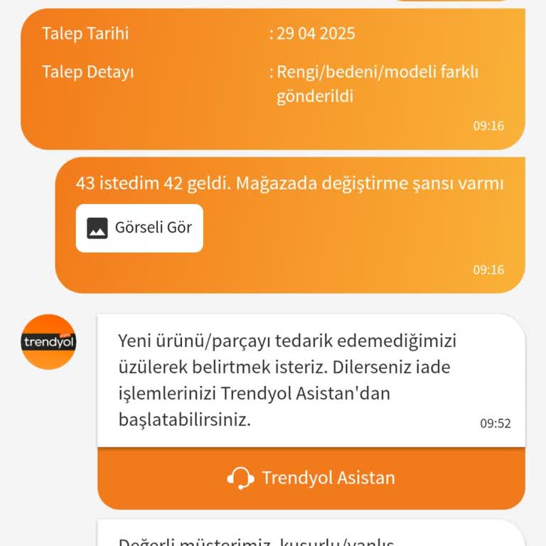 Yanlış Numara Ayakkabı, Değişim Reddi Ve Mağduriyet Yaşadım
