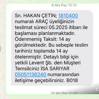 Eminevim Araç Finansmanı Teslimatında Gecikme Ve Belirsizlik