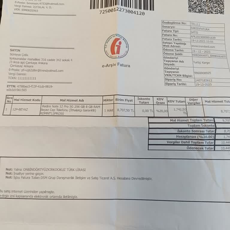 Trendyol'dan Alınan Telefonun IMEI Kopyası Mağduriyetimi Kimse Çözmüyor