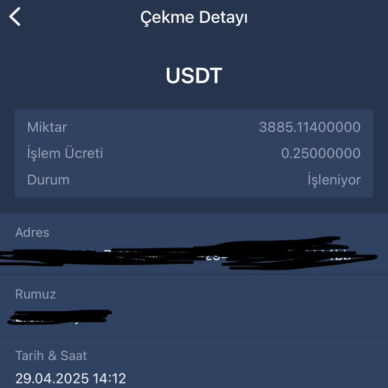 Bitexen USDT Çekimim Uzun Süredir İşleniyor Müşteri Hizmetleri Yardımcı Olmuyor