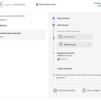 Teslim Edilmeyen Altın Bileklik Ve Yetersiz Çözüm